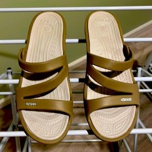 Croc sandals